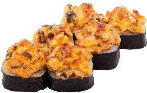 Запеченные кревет.-мид.-краб