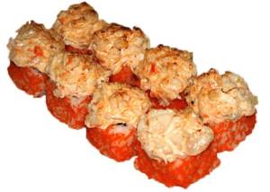 Запеченный краб-креветка 